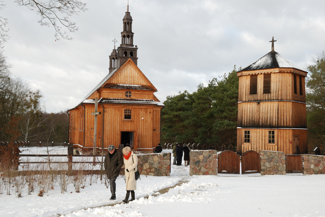 Zima w skansenie, grudzie 2013 r.