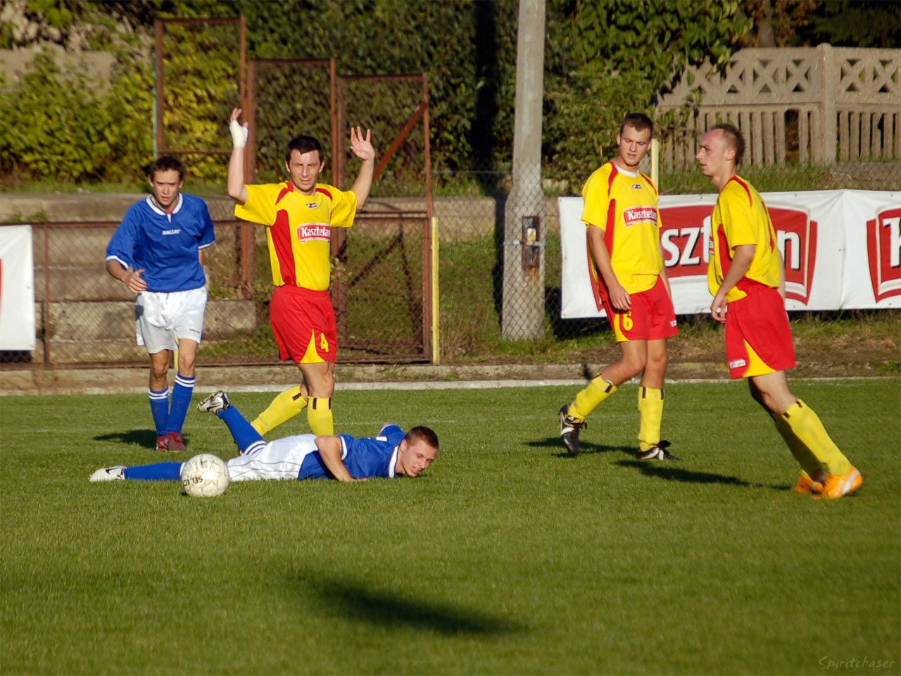 Mecz Kasztelan Sierpc - Zorza Szczawin, 27 wrzenia 2008, wynik 6:1