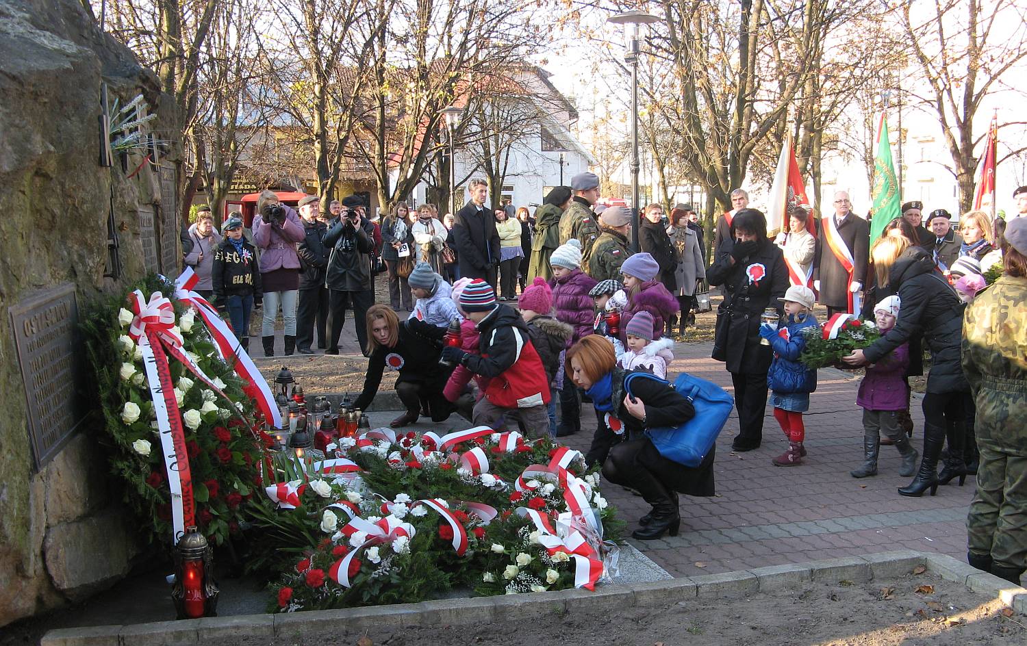 Delegacja sierpeckich przedszkolakw. 