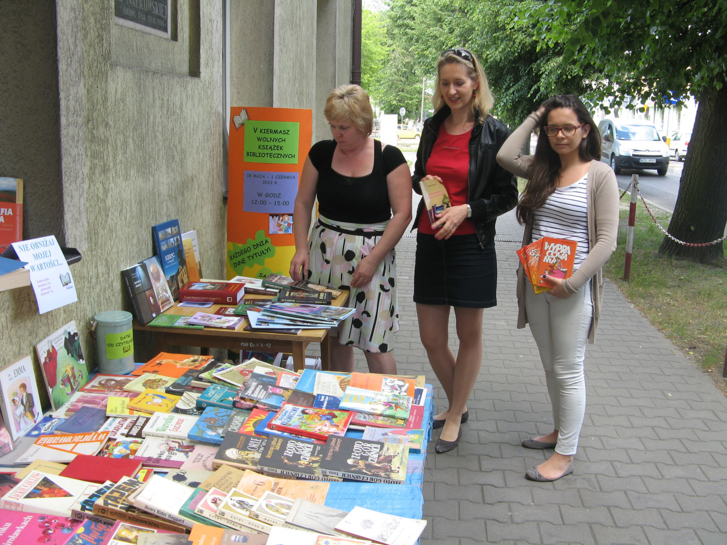 Organizatorki V Kiermaszu: od lewej Ewa Karolewska, Magdalena Staniszewska, Sylwia Kamiska.