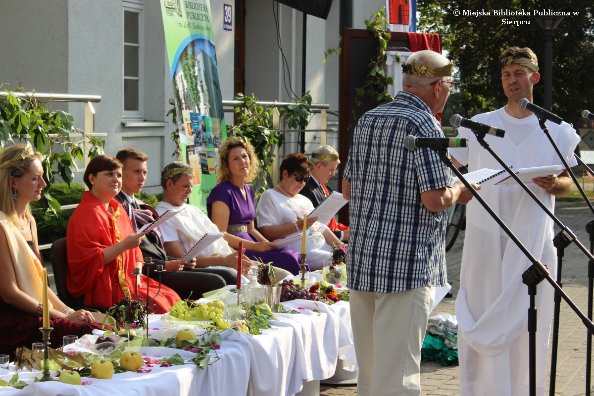 Scena rozmowy Marka Winicjusza z Petroniuszem (Marek Zdrojewski i Marek Chrzanowski)