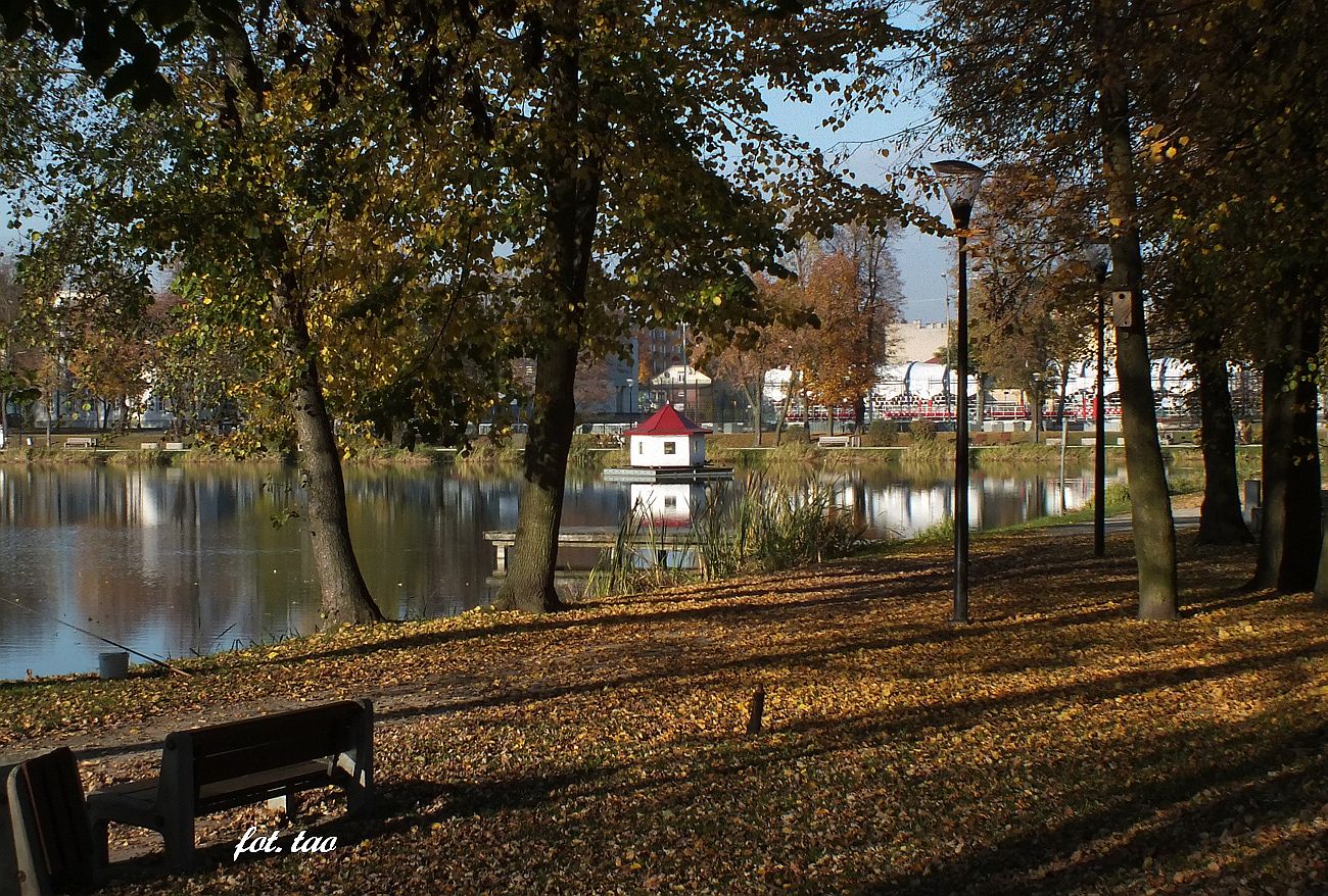 Park Jezirka w jesiennym nastroju, 18.10. 2019 r.