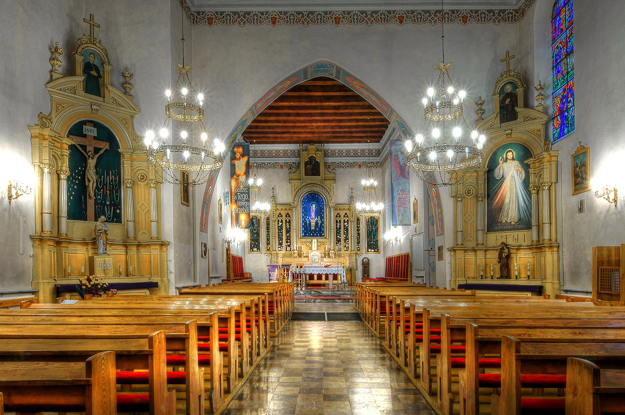 Kościół pw. Najświętszej Marii Panny (Klasztor), marzec 2012 r.