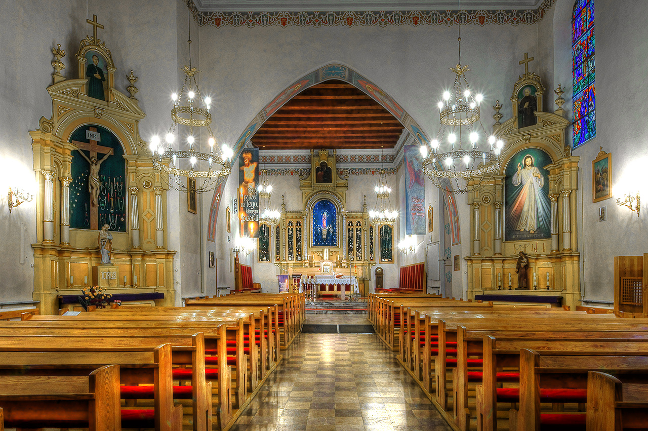 Koci pw. Najwitszej Marii Panny (Klasztor), marzec 2012 r.
