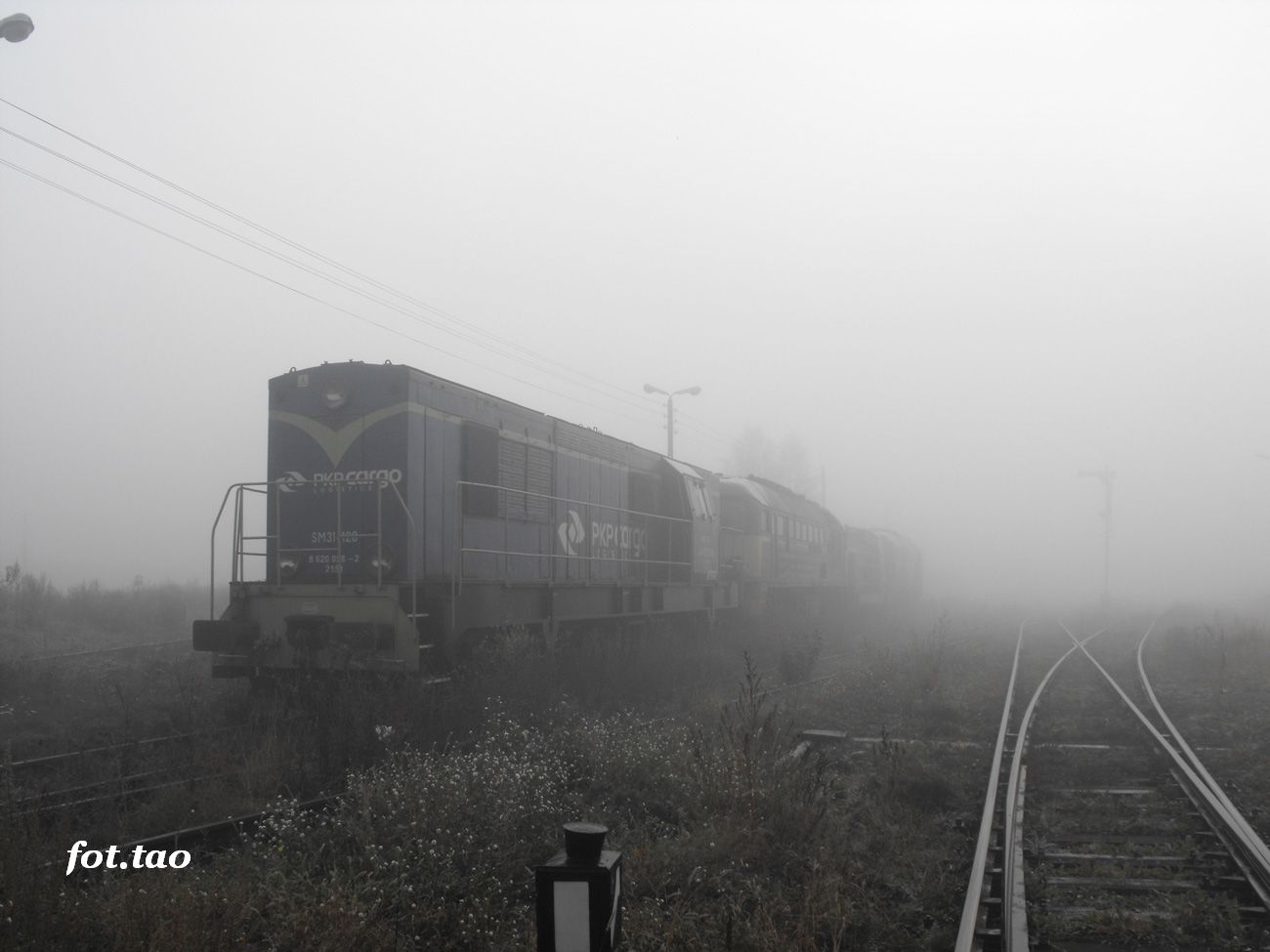 Poranna mga. Natura ukazaa nam prawdziw sytuacj na PKP, wszdzie mga, 21.10.2012 r.