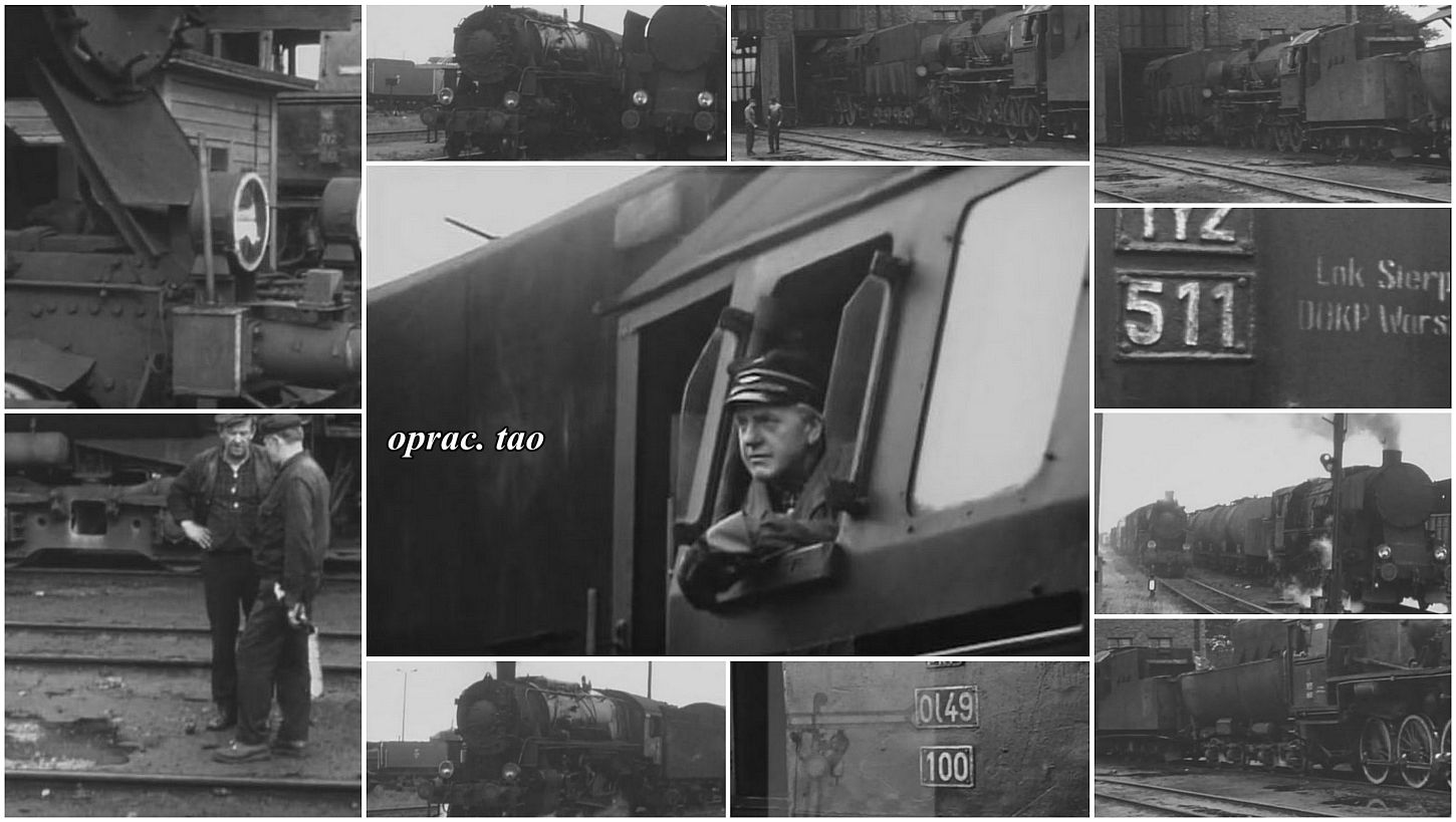 Stacja Sierpc lata siedemdziesiąte  XX wieku. Foto z cyklu 