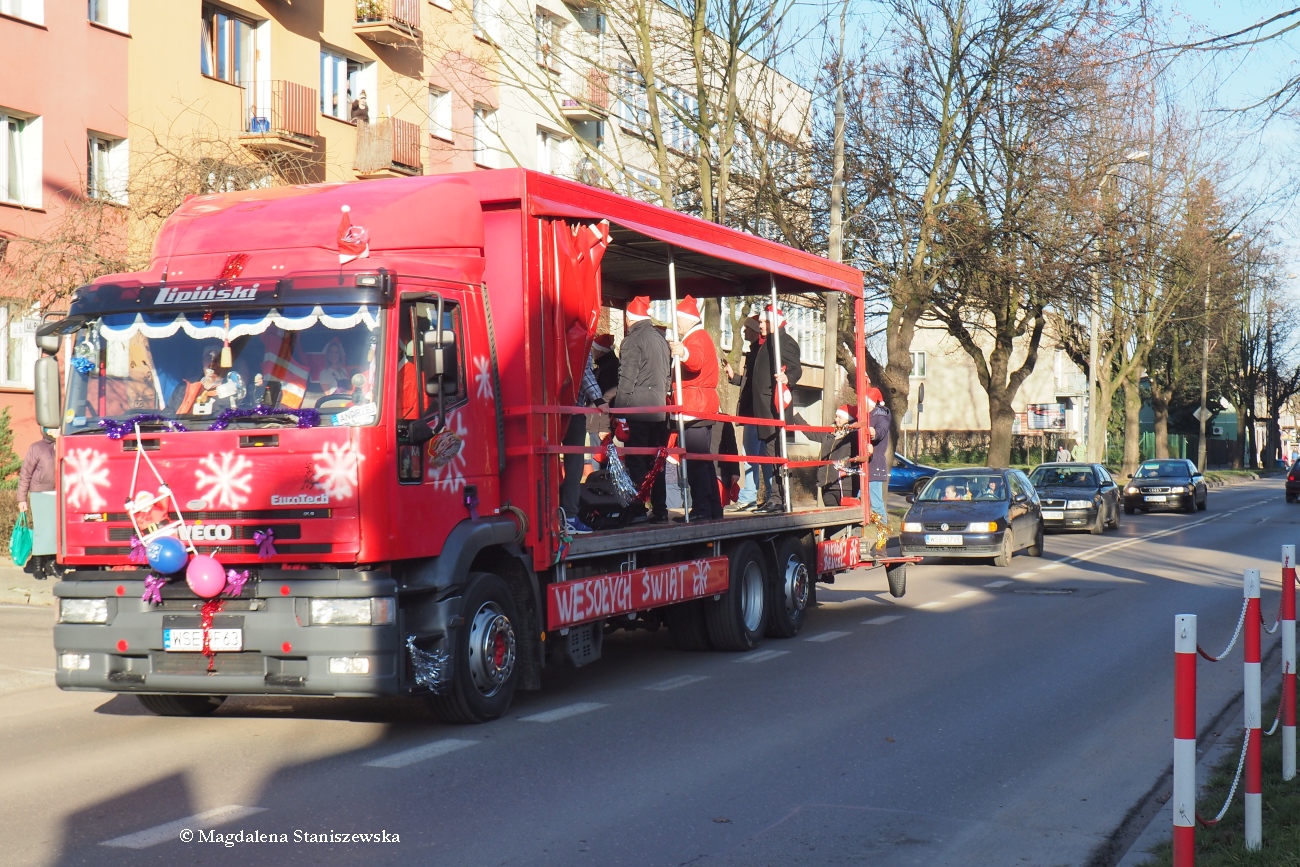 Tego w Sierpcu jeszcze nie byo - Mikoajowy tir, a na nim...., 6.12.2015 r.