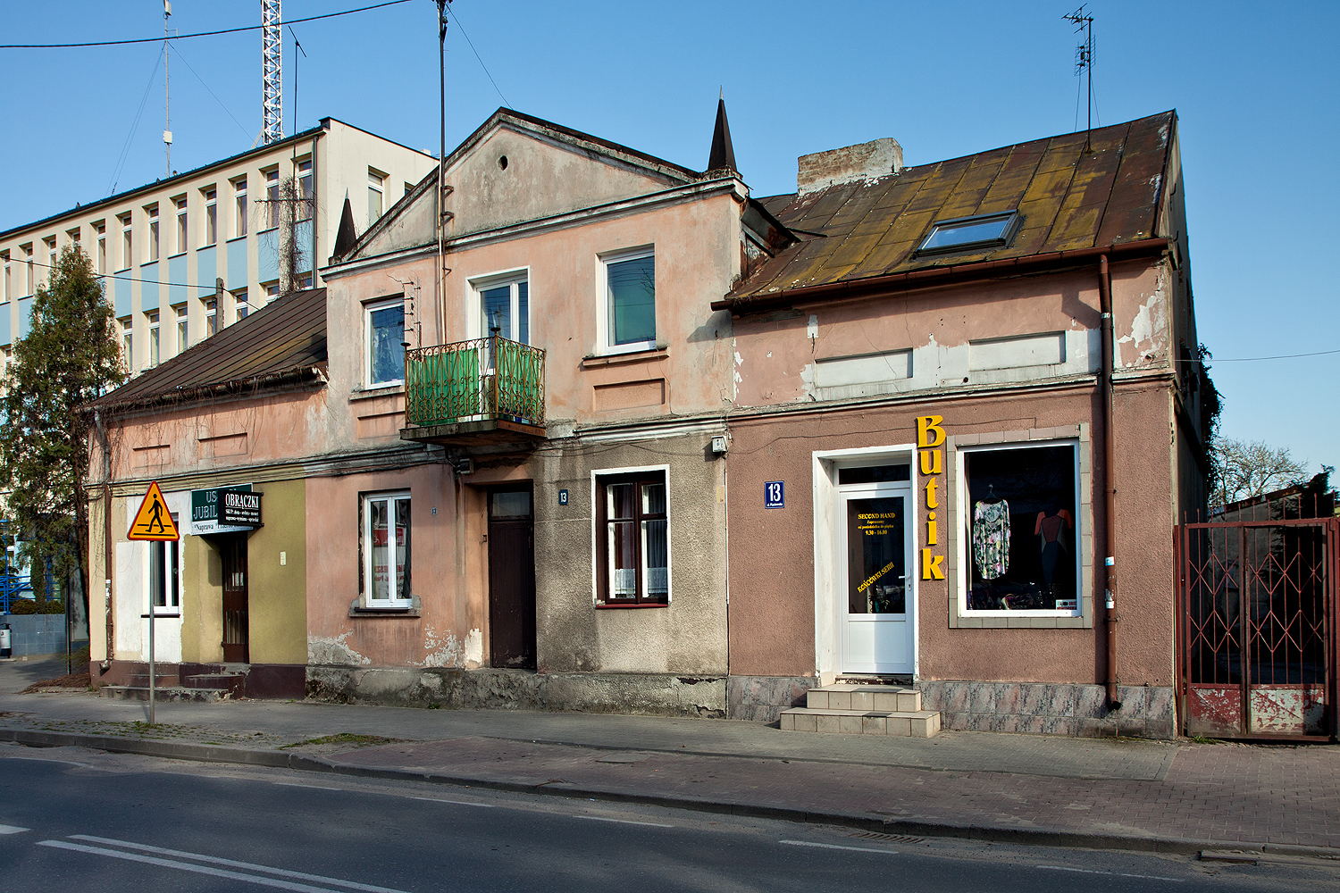 Budynek przy ulicy Piastowskiej 13, 5.04.2014 r.