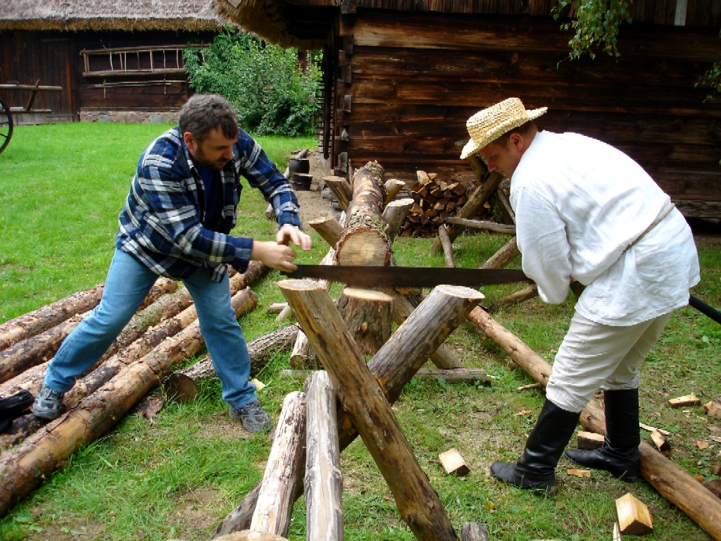 Wykopki w Skansenie 2006. Dla tych co rozpieraa energia, mona byo sobie popiowa.