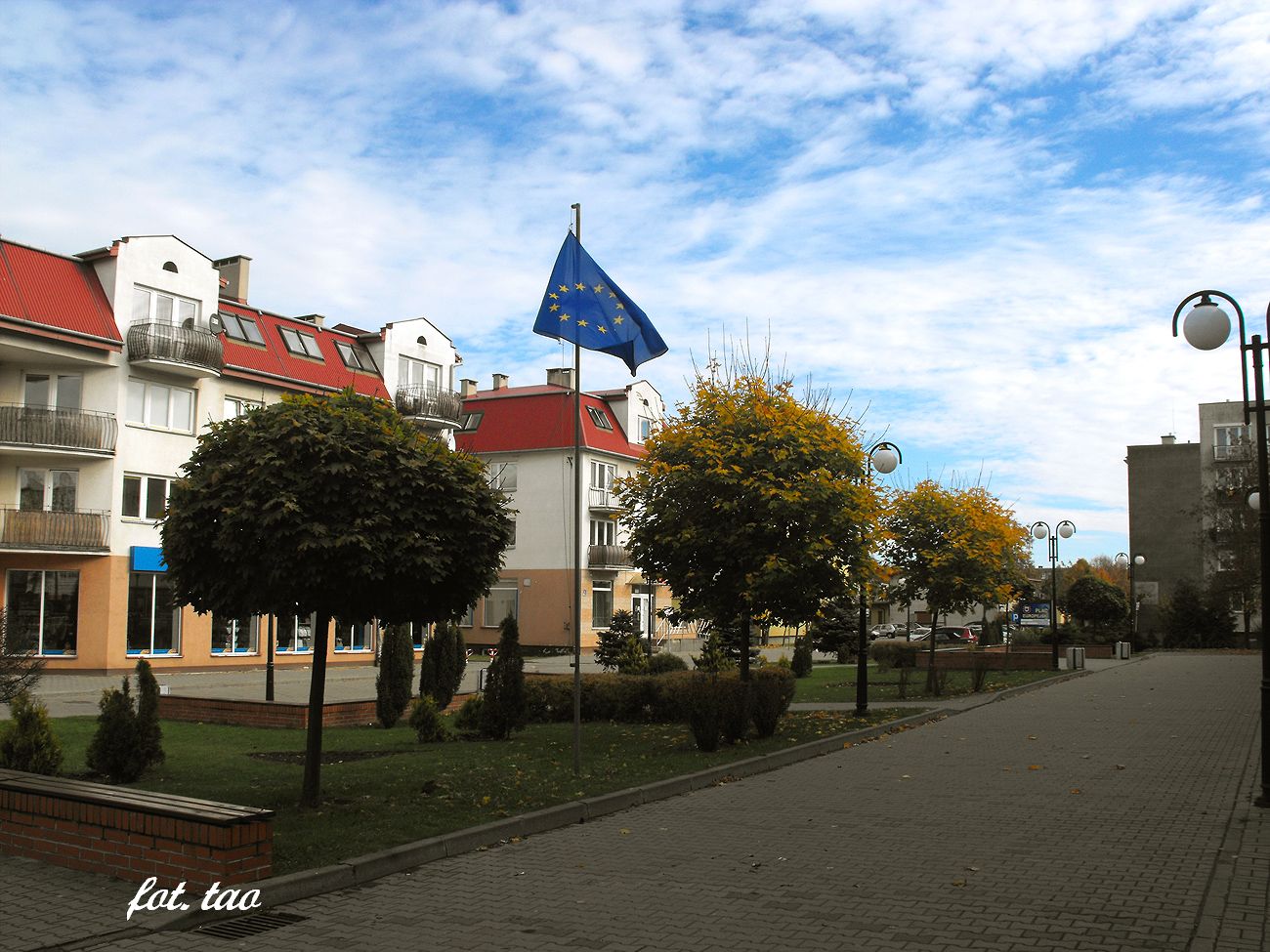 Niedzielny spokj na Placu Europejskim, 20.10.2013 r.