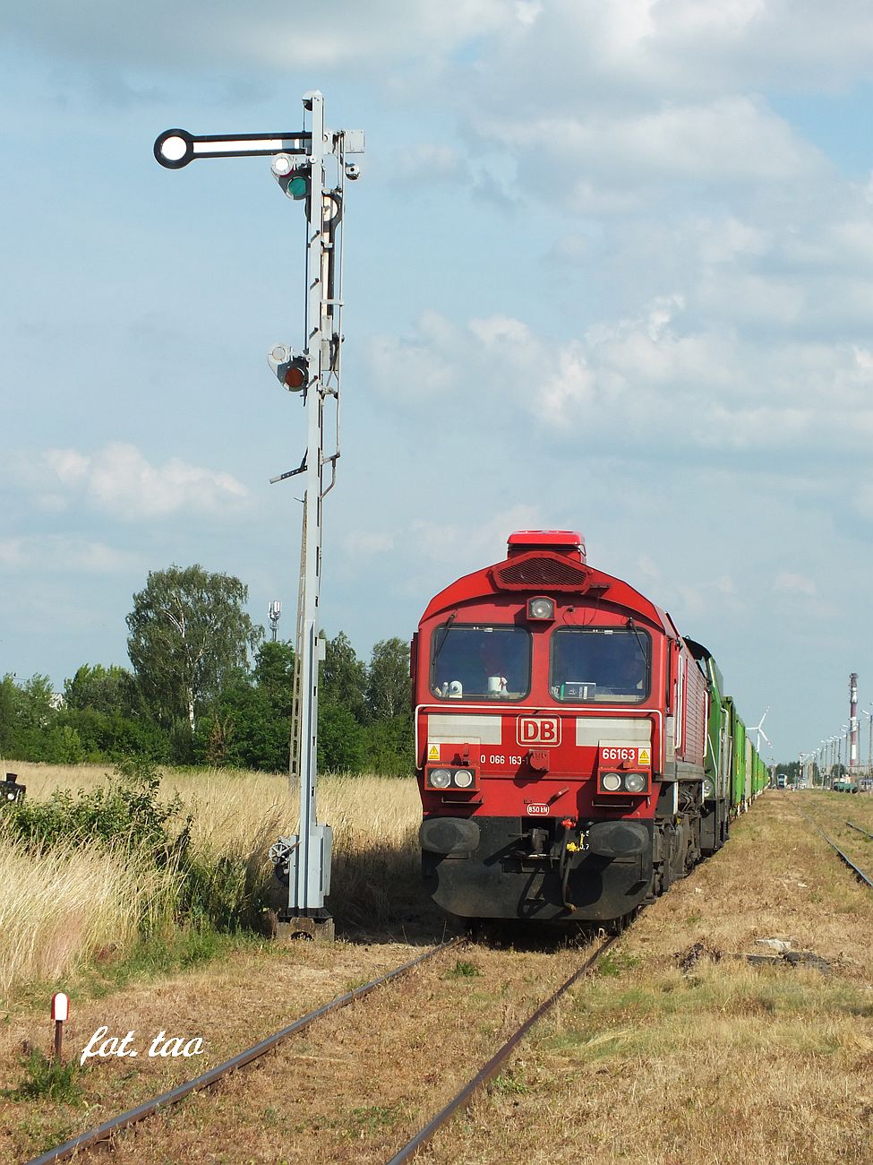 Stacja Sierpc. Pusty skad towarowy gotowy do odjazdu. Bardzo rzadki taki widok na naszej stacji bo przewonik DB Deutsche Bahn Niemcy na nasz stacj raczej nie zaglda, czerwiec 2021 r.