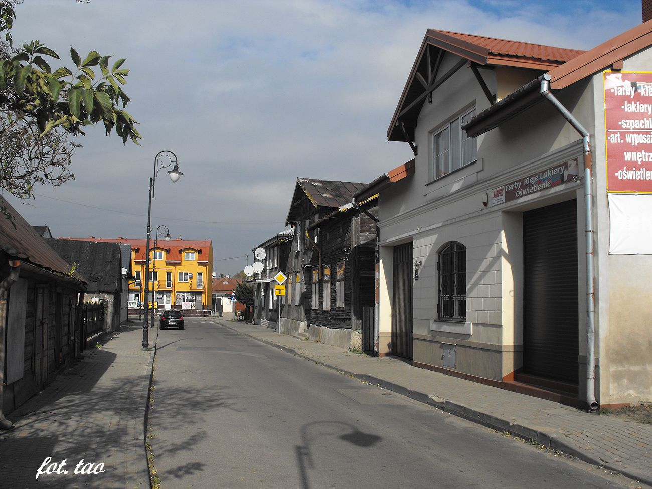 Widok na zabudow przy ul. Ksicia Wacawa, padziernik 2013 r.