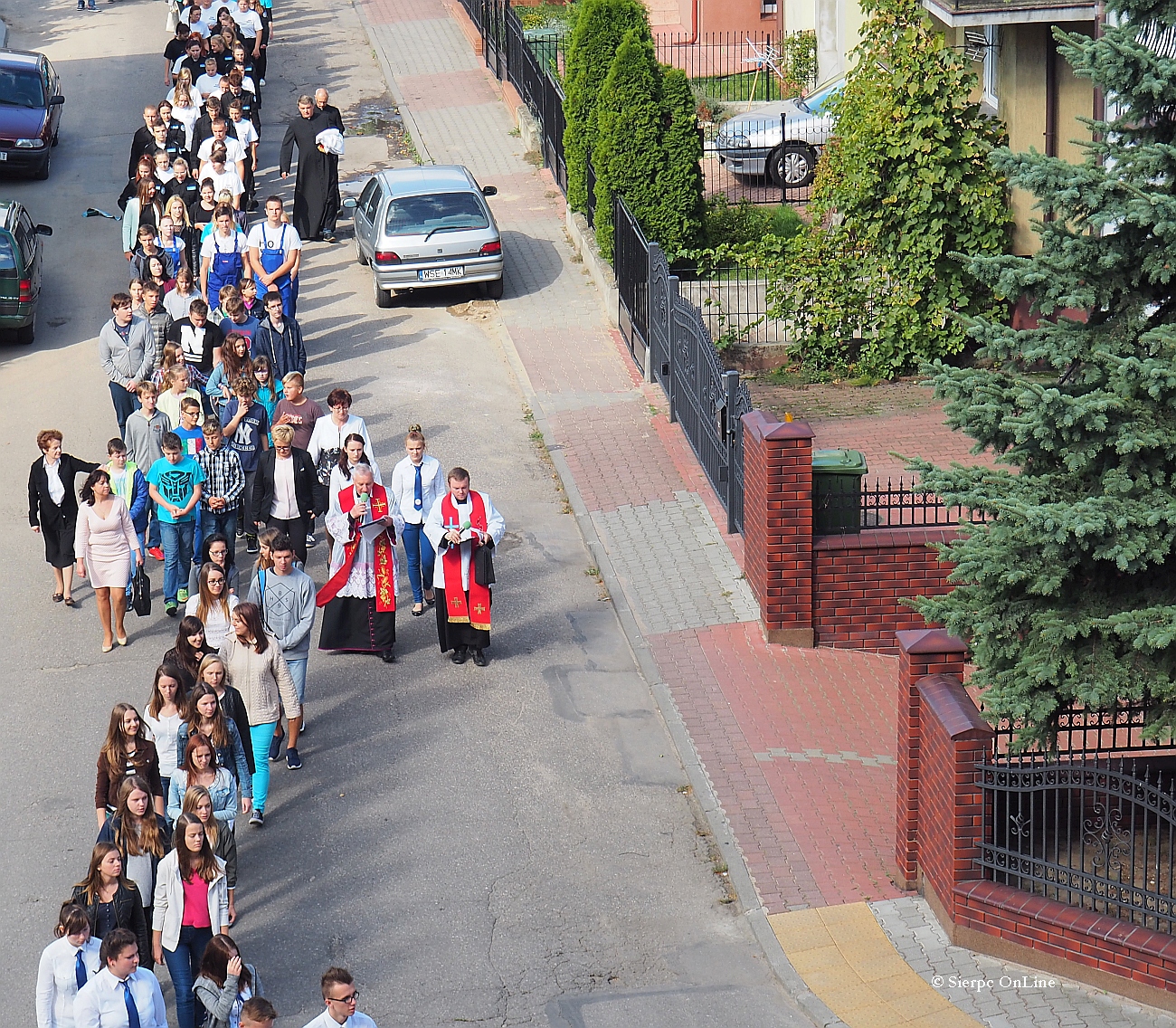 Peregrynacja symboli wiatowych Dni Modziey w Sierpcu, 18.09.2015 r.