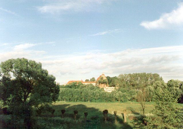 Klasztor Benedyktynek - widok ze skarpy