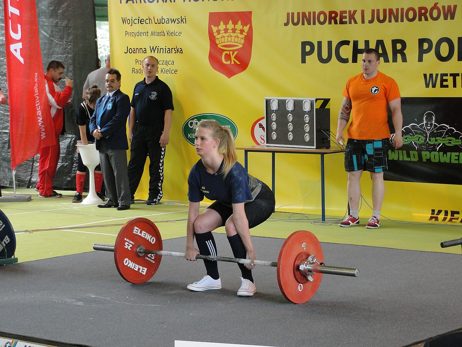 Mistrzostwa Polski Juniorw do lat 16 i 20 w Trjboju Siowym w Kielcach z udziaem sierpeckich zawodnikw - 19-20.06.2015 r.