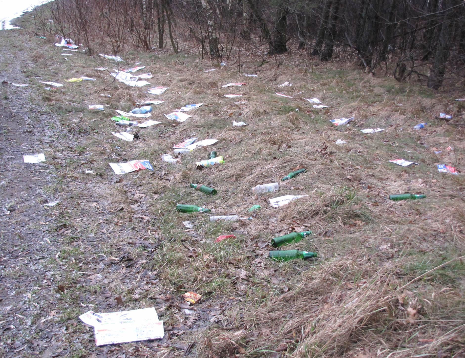 Droga powiatowa kierunek Sierpc-Lutocin,  10.03.2009&nbsp;r.