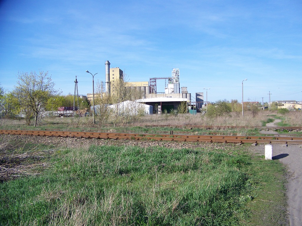 Widok na Browar i Cargill, 19.04.2009 r.