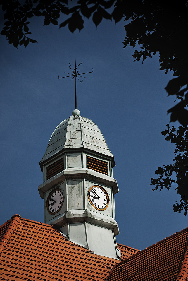 Zegar na Gimnazjum Miejskim, 5.07.2009 r.
