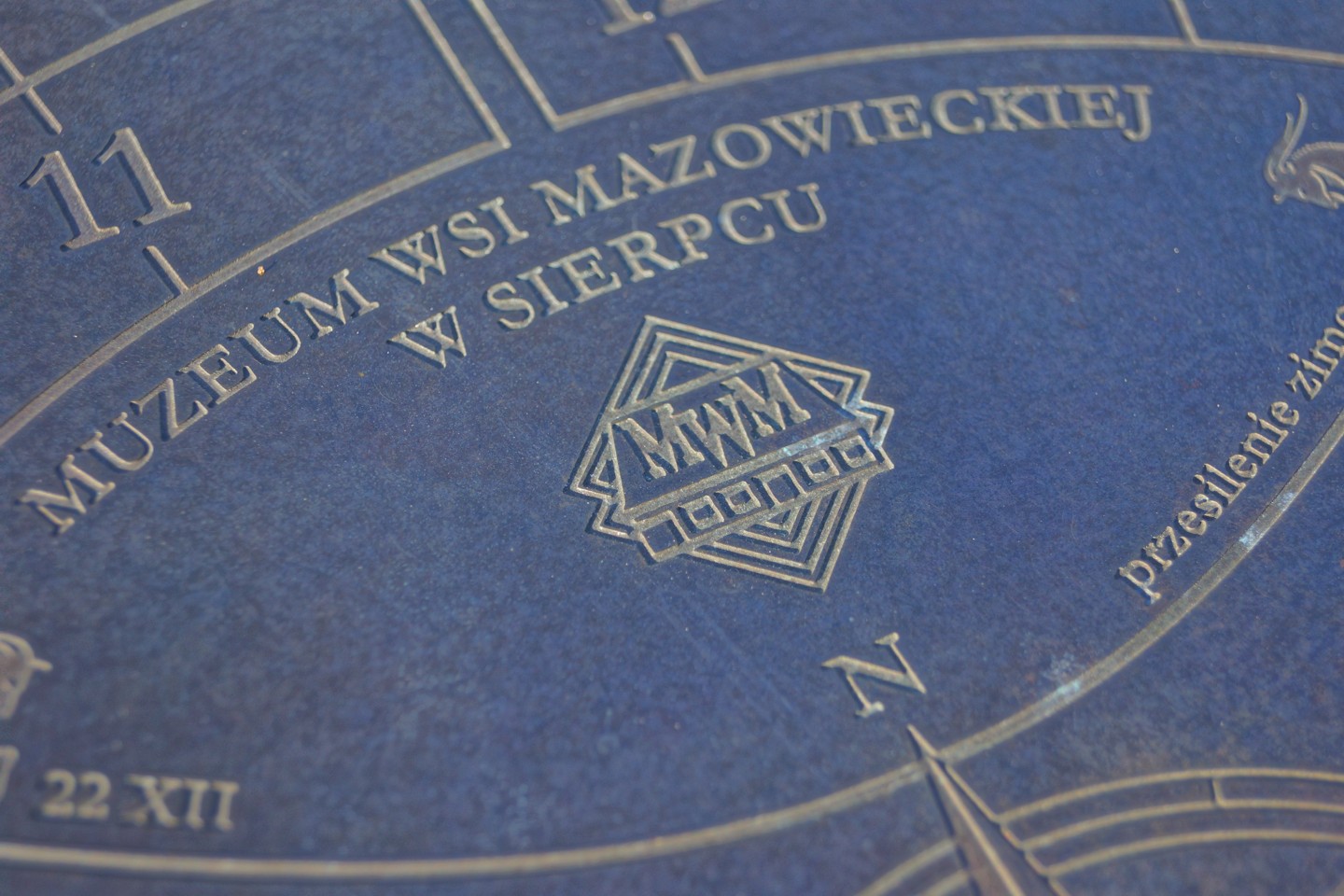 Logo MWM zegara słonecznego, 29.03.2012 r.