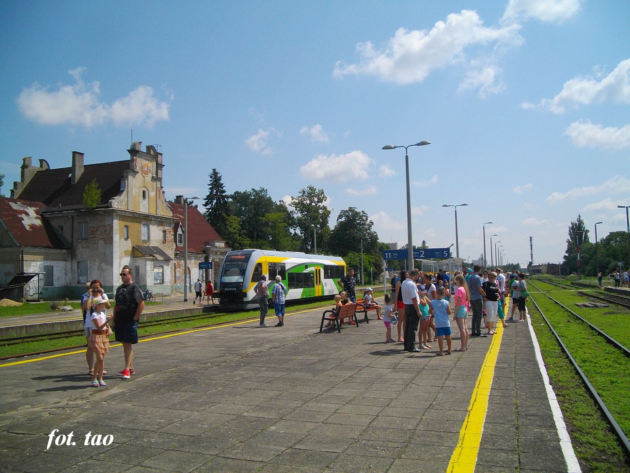 Stacja Sierpc. Jeszcze troszk cierpliwoci i wjedzie pocig specjalny wycieczkowy w perony naszej stacji, 20.07.2018 r.